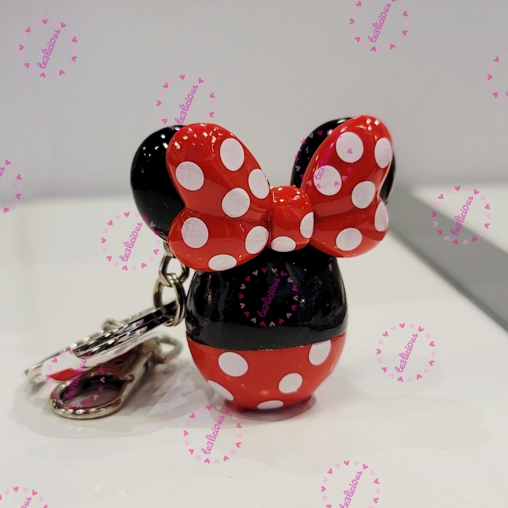 DISNEY MINNIE MOUSE POPCORN BUCKET KEYCHAIN - Picture 2 of 4